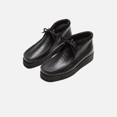 Clarks Wallabee Scout - Black Leather | Kith Black Leather