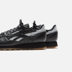 Reebok x Place+Faces Classic Leather - Black / Silver | Kith Black / Silver