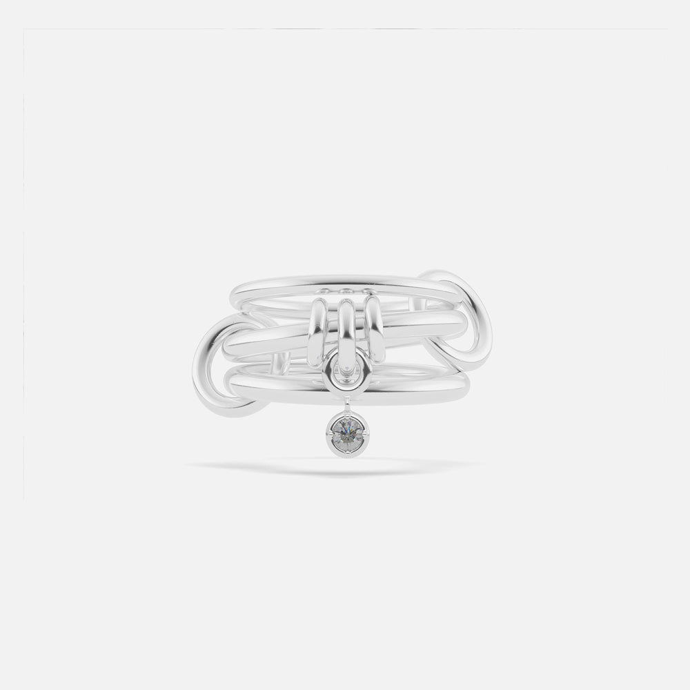 Spinelli Kilcollin Piera Silver Sapphire Rings - Silver | Kith Silver