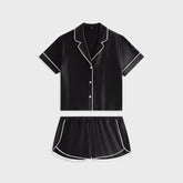 Kith Women Crest Monogram Pajama Set - Black | Kith Black
