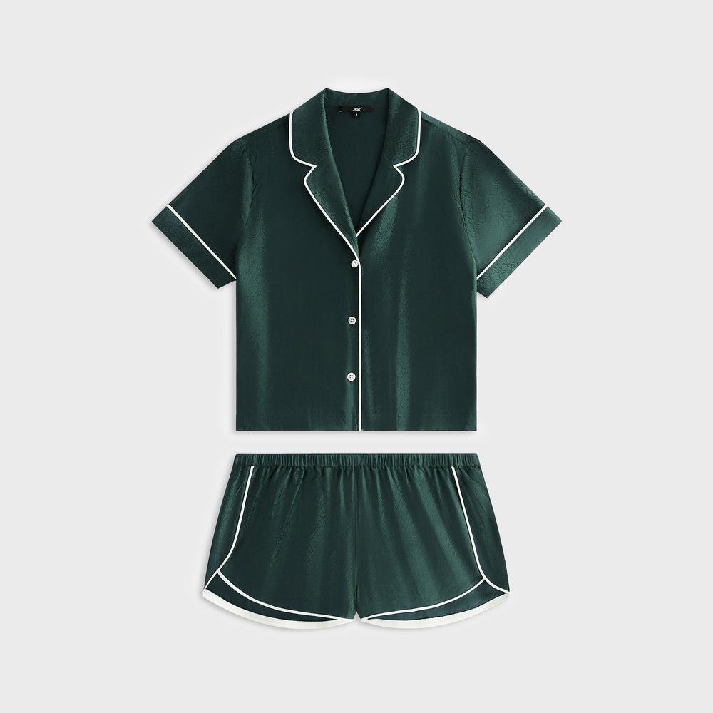 Kith Women Crest Monogram Pajama Set - Stadium | Kith Stadium