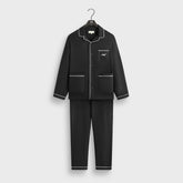 Kith Crest Monogram Pajama Set - Black | Kith Black