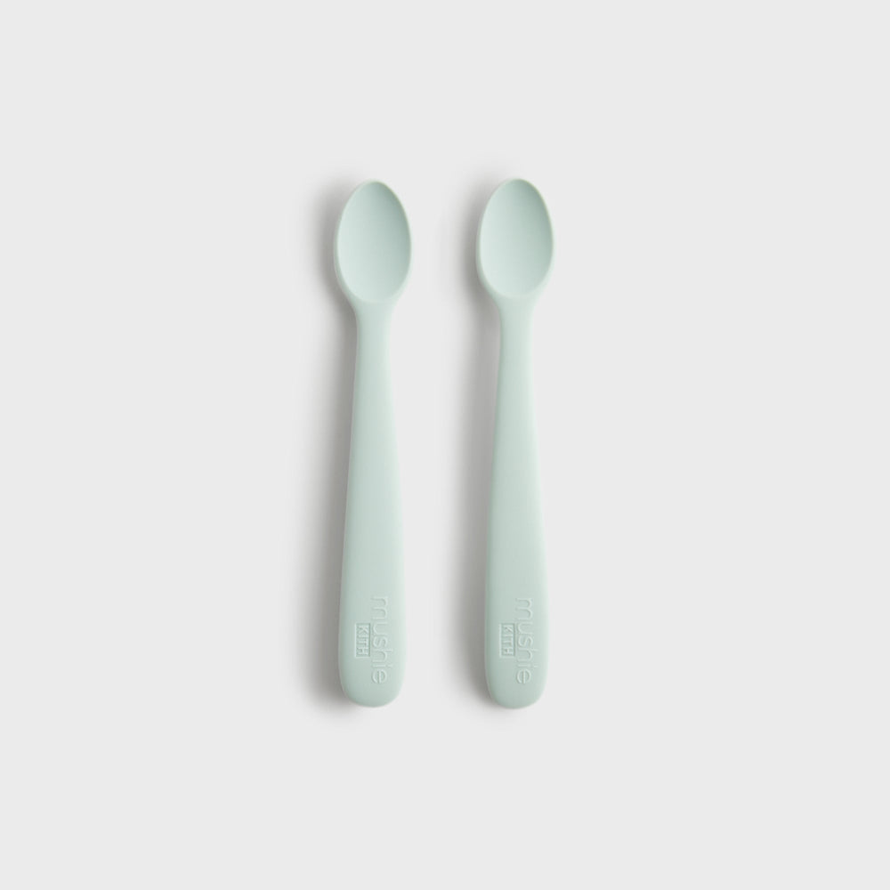 Kith Kids for Mushie Silicone Feeding Spoon 2 Pack - Helium | Kith Helium