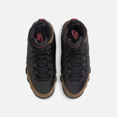 Jordan GS Air Jordan 9 Retro - Black / Light Olive / Varsity Red | Kith Black / Light Olive / Varsity Red