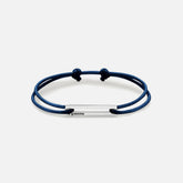 Le Gramme 1.7g Cord Bracelet - Navy Silver | Kith Navy Silver