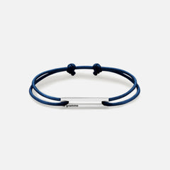 Le Gramme 1.7g Cord Bracelet - Navy Silver | Kith Navy Silver