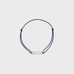 Le Gramme 1.7g Cord Bracelet - Navy Silver | Kith Navy Silver