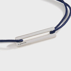 Le Gramme 1.7g Cord Bracelet - Navy Silver | Kith Navy Silver