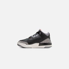 Jordan PS Air Jordan 3 Retro - Black / Fire Red / Cement Grey / Sail | Kith Black / Fire Red / Cement Grey / Sail