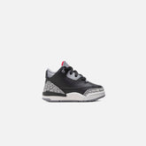 Jordan TD Air Jordan 3 Retro - Black / Fire Red / Cement Grey / Sail | Kith Black / Fire Red / Cement Grey / Sail