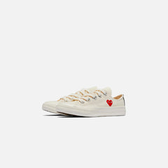 Comme Des Garçons Play x Converse Kids Chuck 70 Low Top - Beige | Kith Beige
