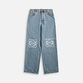 Loewe Anagram Baggy Jeans - Blue | Kith Blue