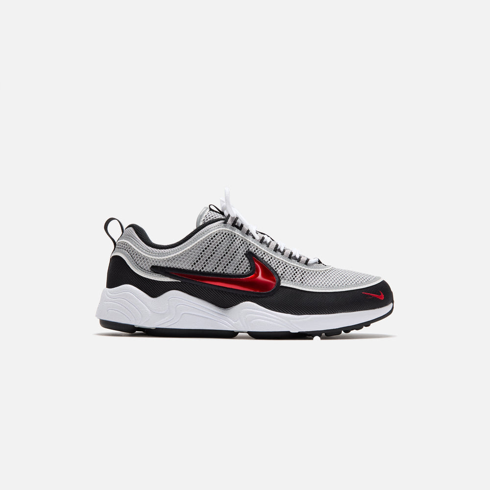 Nike Air Zoom Spiridon OG - Metallic Silver / Sport Red / Black / Whit | Kith Metallic Silver / Sport Red / Black / White