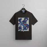 Kith for the New York Rangers on Ice Vintage Tee - Black | Kith Black