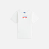 Kith Kids for the New York Rangers Hat Trick Rink Tee - White | Kith White