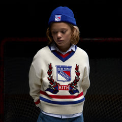 Kith Kids & '47 for the New York Rangers Brand Mia Beanie - Cyclone | Kith Cyclone