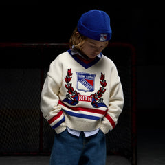 Kith Kids & '47 for the New York Rangers Brand Mia Beanie - Cyclone | Kith Cyclone