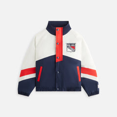 Kith Kids for the New York Rangers Nylon Padded Jacket - Nocturnal | Kith Nocturnal