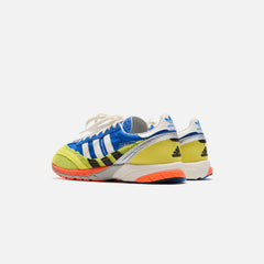 adidas x Bad Bunny Adizero SL 72 - Blue / Core White / Shock Yellow | Kith Blue / Core White / Shock Yellow
