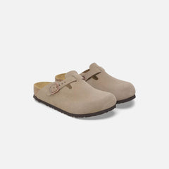 Birkenstock Kids Boston Suede - Taupe | Kith Taupe