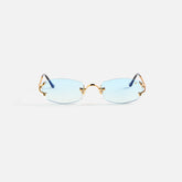 Vintage Frames Aspen Drill Mount 24KT Gold - Blue | Kith Blue