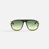 Vintage Frames Lucky Black Acetate - Green Yellow Gradient | Kith Green Yellow Gradient
