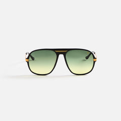 Vintage Frames Lucky Black Acetate - Green Yellow Gradient | Kith Green Yellow Gradient