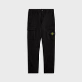 Stone Island Stretch-Tc Garment Dyed Pant - Black | Kith Black