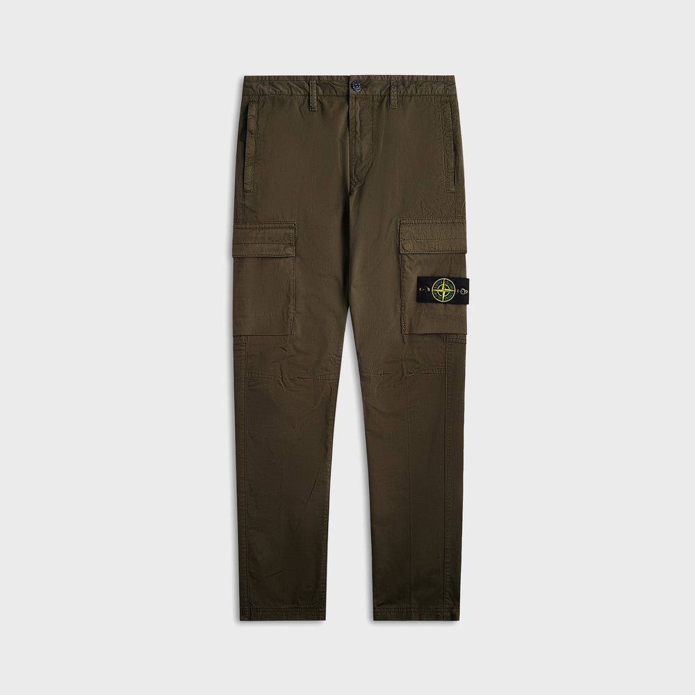Stone Island Stretch-Tc Garment Dyed Pant - Military Green | Kith Military Green