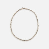 Emanuele Bicocchi Wrapped Rope Chain Necklace (Small) - Silver | Kith Silver