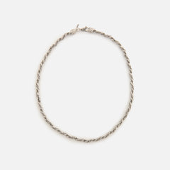 Emanuele Bicocchi Wrapped Rope Chain Necklace (Small) - Silver | Kith Silver