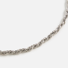 Emanuele Bicocchi Wrapped Rope Chain Necklace (Small) - Silver | Kith Silver