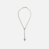 Emanuele Bicocchi Beaded Chain Rosary Necklace - Silver | Kith Silver