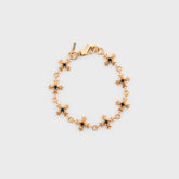 Emanuele Bicocchi Gold Black Zirconia Crest Bracelet - Gold | Kith Gold