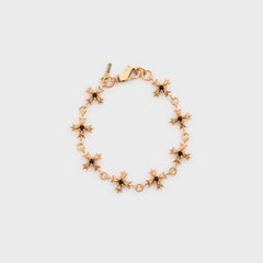 Emanuele Bicocchi Gold Black Zirconia Crest Bracelet - Gold | Kith Gold
