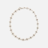 Emanuele Bicocchi Black Zirconia Crest Necklace - Silver | Kith Silver