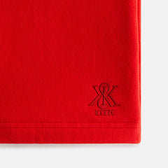 Kith Women Rayne Sueded Sweatshort - Cinnabar | Kith Cinnabar
