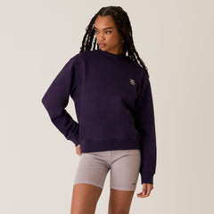 Kith Women Asher Crest Crewneck - Nightshade | Kith Nightshade