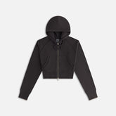 Kith Women Davin Cropped Hoodie - Black | Kith Black