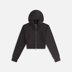Kith Women Davin Cropped Hoodie - Black | Kith Black