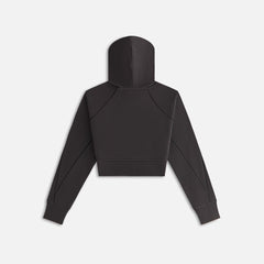Kith Women Davin Cropped Hoodie - Black | Kith Black