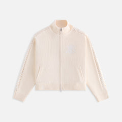 Kith Women Wyler Crest Full Zip Sweater - Sandrift | Kith Sandrift