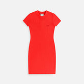 Kith Women Mulberry Rib Dress - Cinnabar | Kith Cinnabar