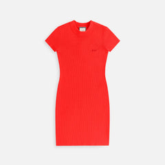 Kith Women Mulberry Rib Dress - Cinnabar | Kith Cinnabar