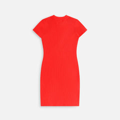 Kith Women Mulberry Rib Dress - Cinnabar | Kith Cinnabar