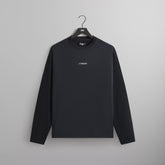 Kith Honeycomb Tech Heathrow Long Sleeve Tee - Black | Kith Black