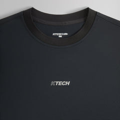 Kith Honeycomb Tech Heathrow Long Sleeve Tee - Black | Kith Black