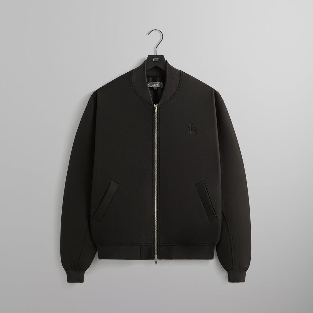 Kith Double Weave Avery Bomber Jacket - Black | Kith Black