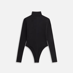 Kith Women Alexis Zip Front Bodysuit - Black | Kith Black