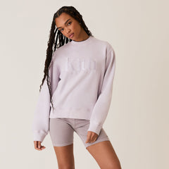 Kith Women Ashwin Sueded New York Crewneck - Echo | Kith Echo